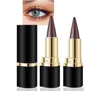 Kalanka-2 Pièces Maquillage Femme Professional Makeup Eyeliner, Matte Quick Dry Eyeliner, Crayon Yeux Waterproof, Eyeliner Couleur Intense, Facile Précise Eye Liner Allday Tenue (Brun)