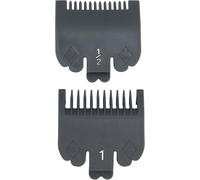 Kalanka-2 Sabot Peignes Guides-Protèges Peignes De Guidage Professionnels Pour Tondeuse : 1,5 Mm (1/16"") + 3 Mm (1/8"") - Compatibles Avec Les Tondeuses Wahl 8148, 1919, 8504 Magic Clip (Gris)