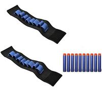 Kalanka-2 Sangle Poignet + 50 Fléchettes Nerf 7.2cm,Mousse Recharge De Fléchettes Bleu,Darts En Mousse Munitions Pour Pistolets Nerf Blaster Pistolet Jouet Enfants,Accessoires Convient N-Strike Elite