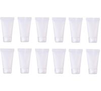 Kalanka-20 Pcs Effacer Vide En Plastique Doux Tubes Cosmétique Échantillon Bouteilles Pots Récipient De Voyage Pour Lèvres Brillant Baume Nettoyant Pour Le Visage (10ml)