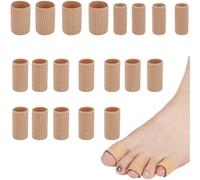 Kalanka-20 Pièces Protection Orteil Et Doigt, Tubes En Silicone Avec Coussinets Gel Doux Pour Cors, Ampoules, Callosités (Tailles Mixtes)