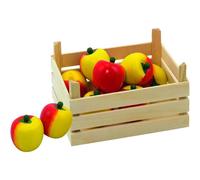 KALANKA-- 2040786 - Jeu D'imitation - Commerçant - Pommes dans Une Caisse De Fruits, Mixte