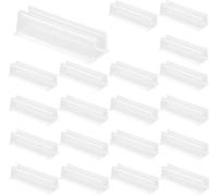 KALANKA-20pcs Clips Fixation Guirlande Lumineuse Néon pour Govee, Adhésifs et Étanches Clip Fixation Guirlande Lumineuse Bandes LED Fixations pour Bois Verre Marbre Carrelage