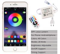 KALANKA-230V Transformateur d'alimentation Bluetooth pour bande LED RGB 5050 avec télécommande infrarouge à 24 boutons, SEUL transformateur, PAS de bande