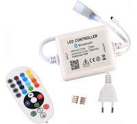 KALANKA-230V Transformateur d'alimentation Bluetooth pour bande LED RGB 5050 avec télécommande infrarouge à 24 boutons, SEUL transformateur, PAS de bande