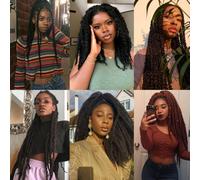 Kalanka-24 Inch Marley Twistn Braiding Hair 8 Packs Pre Fluffed Afro Kinky Curly Hair Extensions For Jumbo Twist Marley Braids Dark Brown Long Afro Kinky Twist Hair Synthetic For Women (#4)