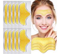 Kalanka-24k Gold Hydrogel Patches For Face - Collagen Forehead Anti Wrinkle Patches, Helps Smooth Forehead And Moisturizing 10pack