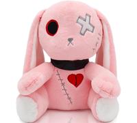 KALANKA-25 cm/30 cm - Peluche gothique lapin - Peluche - Lapin d'horreur - Pâques - Halloween - Lapin effrayant - Jouet en peluche - Jouet de lapin fou