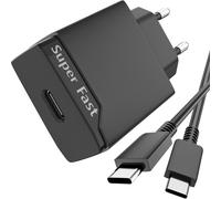 KALANKA-25W Chargeur Rapide Compatible avec Samsung Galaxy Z Flip/Z Fold 7 6 5 4 3, A17 S25 Edge S24 S23 S22 S21 FE A06 5G A05s A26 A16 A55 A52s, Prise USB C Adaptateur Secteur avec Cable Type C