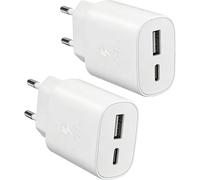 KALANKA-25W Chargeur USB C Secteur Charge Rapide pour iPhone 16 15 14 13 12 11 Pro Max SE XS, Samsung Galaxy S25/S24/S23/S22/S21 Ultra/S20/S20+/Note 20/10/9/8/A73/A53/A52/S10, Mural Alimentation Pris