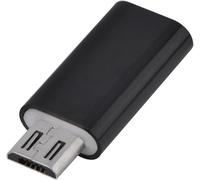 KALANKA-2in 1 Micro USB mâle à USB 3.0 Type-C Adaptateur Femelle convertisseur de synchronisation et connecteur de pour Android, Plug and Play(Noir)