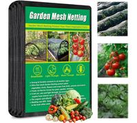 KALANKA-2m x 10m Filet Anti-Insectes pour Jardin, Noir Filet Nano PPT Épais Filets de Protection Potagères Mailles Fines pour Fruits Fleurs Cultures Serre Protection Contre Oiseaux Insectes Nuisibles