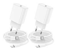 KALANKA-2Pack Chargeur iPhone 17 16 15 avec Cable de Charge, Chargeur Rapide USB C Original 20W avec câble USBC AUT C 2M Compatible avec Apple iPhone 17 Air/16e/15 /Pro Max/Plus, iPad Pro 12.9/11 10/