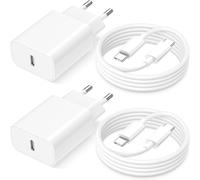 KALANKA-2Pack Chargeur USB C 30W pour iPhone 17 Air/17/17 Pro/17 Pro Max/16 Pro Max/16 Pro/16 Plus/16/15 Plus/15, Chargeur Rapide iPhone 17 avec 2M Câble USB C pour iPad/Air/Mini 7 6