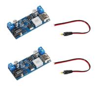KALANKA-2Pcs 12v à 5v Convertisseur 5A Step-Down Alimentation 24V / 12V à 5V Régulateur de tension 5A CC 9V-36V Réducteur pour transformateur de tension DC 5V-5.3V 3.5-6A