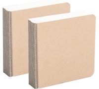 KALANKA-2Pcs 3.2" x 3.2" Mini Carnet Aquarelle Dessin Croquis Blocs Papier Vierge Carré Portable Aquarelle Voyage Journal Petit Bloc Notes Carnets de Croquis pour Peinture Voyageur Étudiant Fournitur