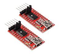 KALANKA-2pcs FT232RL FTDI Mini USB vers TTL Convertisseur Série Module Adaptateur 3.3V 5.5V FT232R Breakout FT232RL USB vers Série Mini USB vers TTL Carte Adaptateur