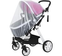Kalanka-2pcs Moustiquaires De Poussette Moustiquaire Autant Housse Résille Protège-Moustiquaire Anti-Insectes Universelle Couvre Nacelle, Cosy, Landau, Poussette, Lit Parapluie