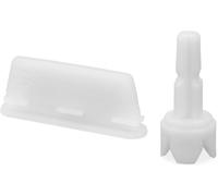 Kalanka-2pcs Rechange Compatibles Avec Baby Brezza Frp0046 Formula Pro Advanced, Tige D'essieu & Racleur En Silicone (À Fixer Au Couvercle De Verrouillage)