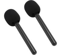 KALANKA-2Pcs Wireless Mic Holder Stand avec Pare-Brise en Mousse pour Hollyland Lark M1 C1 150 SyncoG1 Movo, et de réception Adaptateur de Montage pour poignée de Microphone