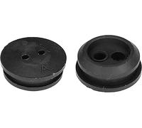 KALANKA-2x Passe cloison pour durite universel passage Ø5mm en caoutchouc noir Durite Gaine Câble Tuyau Tondeuse Débroussailleuse Bouchon Carburant, Ø26,5mm 2 trous