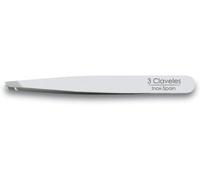 Kalanka-3 Claveles 12261 - Pince À Épiler En Acier Inoxydable, Pointe En Biais 10 Cm 1 Unité (Lot De 1) Cranberry