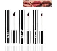 Kalanka-3 Pcs Crayon A Levre, 3 Colors Detachable Lip Liner, Lip Stain Tattoo Peel Off Imperméables & Longue Durée Pas De Bavures, Naturel Nourrir Terne Lèvres Pour Lèvres Définies Et Repulpées