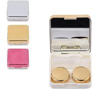 Kalanka-3 Pi¿¿Ces Etui Pour Lentilles De Contact,Voyage Boite ¿¿ Lentilles De Contact Avec Miroir,Color¿¿ ¿¿Tui De Lentilles De Contact,Portable ¿¿Tuis ¿¿ Lentilles Pour Voyager Et ¿¿ La Maison