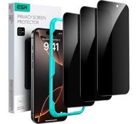 Kalanka-3 Pi¿¿Ces Verre Tremp¿¿ Anti-Espion Pour Iphone 16 Pro Max, Protecteur D\U2018¿¿Cran De Confidentialit¿¿, Outil D'installation Facile, Bords Micro-Courb¿¿S, Compatible Avec Les Coques