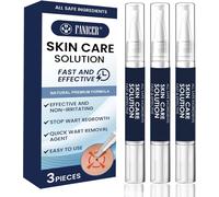 Kalanka-3 Pièces Anti Verrue Stylo,Skin Tag Remover, Soin Des Pieds, Applicateur Précis, Résultats Rapides, Simple Et Pratique, Anti Cors, Solution Pour Petites Imperfections Cutanées