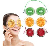 Kalanka-3 Pièces Masque Yeux Froid, Masque Des Yeux, Masque Compresse Chaud Et Froid, Masque Yeux Réfrigérant En, Soulage La Fatigue Oculaire, Migraine, Gonflement Yeux, Cernes