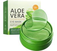 Kalanka-30 Paires Aloe Vera Masque Yeux Collagène,Eye Mask Patch Yeux Anti Cernes En Gel À Effet Hydratant Et Anti-Âge Des Soulager La Fatigue Réduit Yeux Poches Éclaircir La Couleur De La Peau
