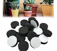 KALANKA-30 Pieds de Pot de Plantes, Pieds Invisibles pour Pots D'extérieur, Pieds de Pot de Plantes Invisibles,Tapis de Pied pour Pot de Fleurs, Ascenseur de Pot de Plantes avec Coussin Auto - Adhési