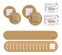 Kalanka-300 Pièces Pansement Rond,Doux Pour La Peau Petits Pansements Ronds,Respirant Pansements Ronds,Fortement Adhésif,22 Mm Et 25 Mm,Convient Pour Le Visage,Le Nez Et Les Mains