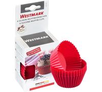 Kalanka-30142260 Moules À Muffin Silicone Rouge 7 X 7 X 3 Cm Set De 6-Kalanka