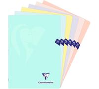 Kalanka-308162c Un Cahier Agrafé Mimesys Pastel - A4 21x29,7 Cm - 96 Pages Petits Carreaux - Papier Blanc 90 G - Couverture Polypro Opaque - Couleur Aléatoire