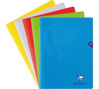 KALANKA-313362C Un Cahier Agrafé Mimesys Rose - 24x32 cm - 96 Pages Petits Carreaux - Papier Blanc 90 g - Couverture Polypro