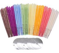 Kalanka-32 Pcs Bougies D'oreille, Cônes De Bougies En Cire D'abeille - Kit Bougie Auriculaire Pour Enlever La Cire À L¿Oreille Avec Cire D¿Abeille Organique Naturelle (32)