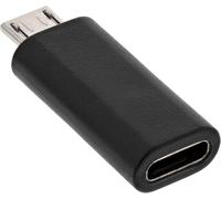 KALANKA-33302I Adaptateur USB 2.0 Micro USB vers USB Mâle vers USB Type C Femelle Noir