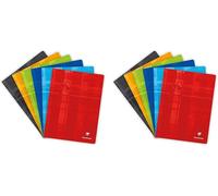 Kalanka-3381c Un Cahier Agrafé - 24x32 Cm - 144 Pages Grands Carreaux - Papier Blanc 90 G - Couverture Carte Pelliculée Couleur Aléatoire (Lot De 2)