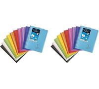 Kalanka-361201c Un Carnet À Spirale Koverbook Dessin/Croquis - A5 14,8x21 Cm - 100 Pages - Papier Dessin Extra Blanc 125 G - Couverture Polypro Couleur Aléatoire (Lot De 2)