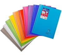 Kalanka-381401c Un Cahier À Spirale Koverbook - 24x32 Cm - 100 Pages Grands Carreaux - Papier Blanc 90 G - Couverture Polypro Couleur Aléatoire