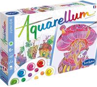 KALANKA-3906513 Aquarellum Junior Kit de Peinture Aquarelle pour Enfants Motif Chalet DIY Kit de Bricolage à partir de 6 Ans 18 x 25 cm