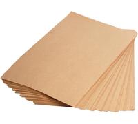 KALANKA-396004C Paquet Papier Kraft - 100 Feuilles Papier Kraft Vergé Brun A4 21x29,7 cm 90g - Papier Double Face pour le Croquis et le Dessin