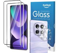 KALANKA-3D Verre Trempé pour Xiaomi Redmi Note 15 4G/5G, 2+2 Pièces Protection d'écran avec Caméra Arrière Protecteur Sans Bulles Anti-Rayures HD Transparent Facile à Installer