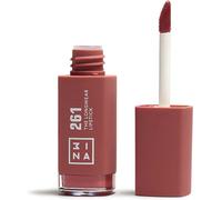 Kalanka-3ina Makeup - The Longwear Lipstick 261 - Nude Foncé - Rouge À Lèvres Nude Foncé Avec Acide Hyaluronique - Rouge À Lèvres Mat Liquid - Couleur Des Lèvres Hautement Pigmenté Mat - Vegan - Crue