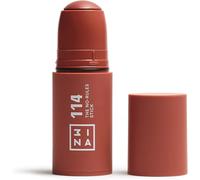 Kalanka-3ina Makeup - The No - Rules Stick 114 - Brun Clair - Blush Crème Brun Clair Aux Acide Hyaluronique - Blush Stick Pour Yeux Lèvres Et Joues - Blush Au Fini Naturel Et Lumineux - Vegan - Cruel