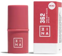 Kalanka-3ina Makeup - The No-Rules Stick 362 (Mini) - Blush Crème Rose Classique Aux L`Huile D'amande Douce - Pour Yeux Lèvres Joues - Blush Au Fini Lumineux - Taille De Voyage - Vegan - Cruelty Free
