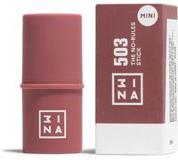 Kalanka-3ina Makeup - The No-Rules Stick 503 (Mini) - Blush Crème Rose Nude Aux L`Huile D'amande Douce - Blush Pour Yeux Lèvres Joues - Blush Au Fini Lumineux - Taille De Voyage - Vegan - Cruelty Fre