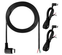 KALANKA-3pcs 100cm 22AWG Pigtail USB Type-C Male 5V 3A Right Angle USB-C to Bare Wire 4 Pin USB Type C Tail Cable Extension Power Cable for DIY